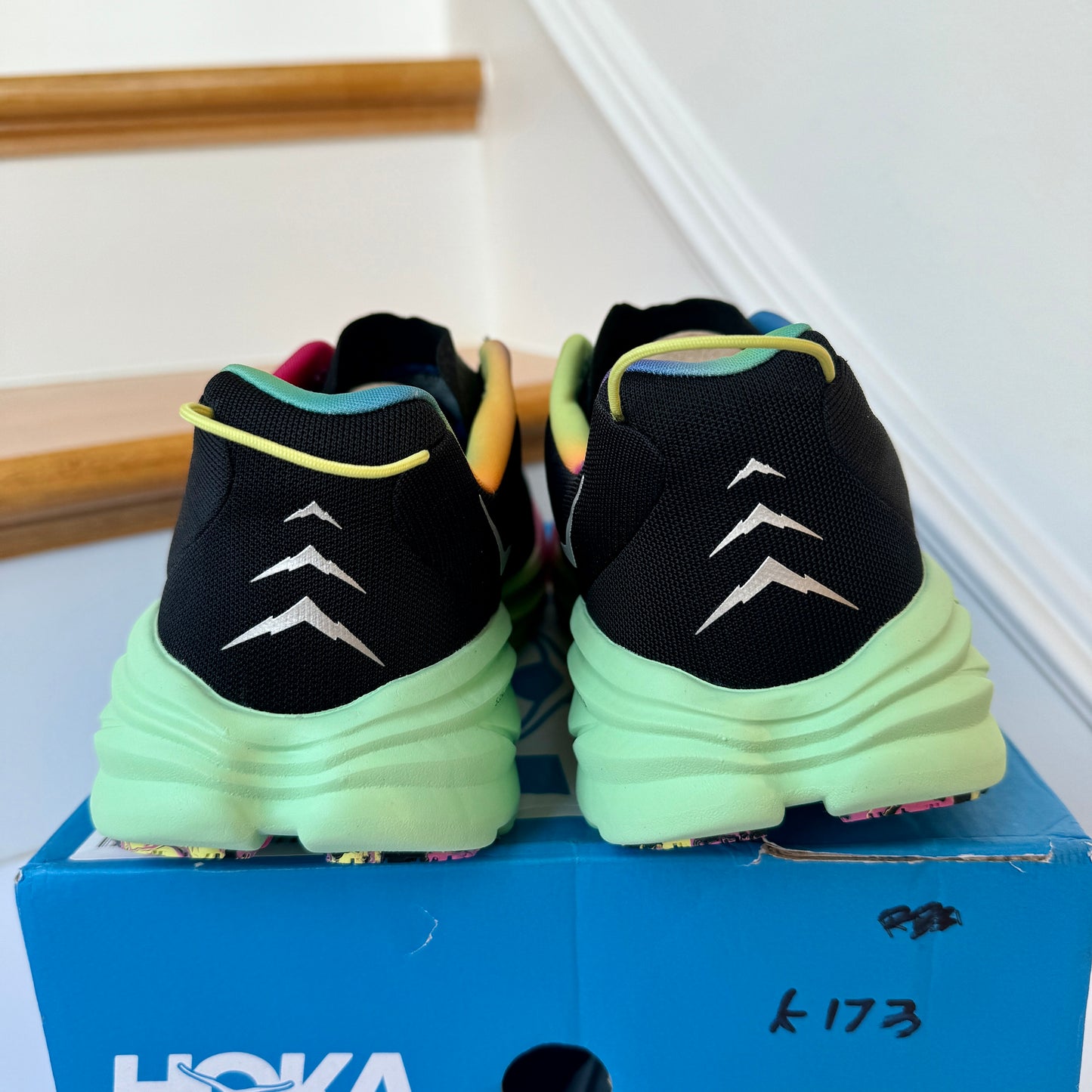 Hoka Rincon 3 Womens Running Shoes Black / Multicolor / Silver Hoka One One