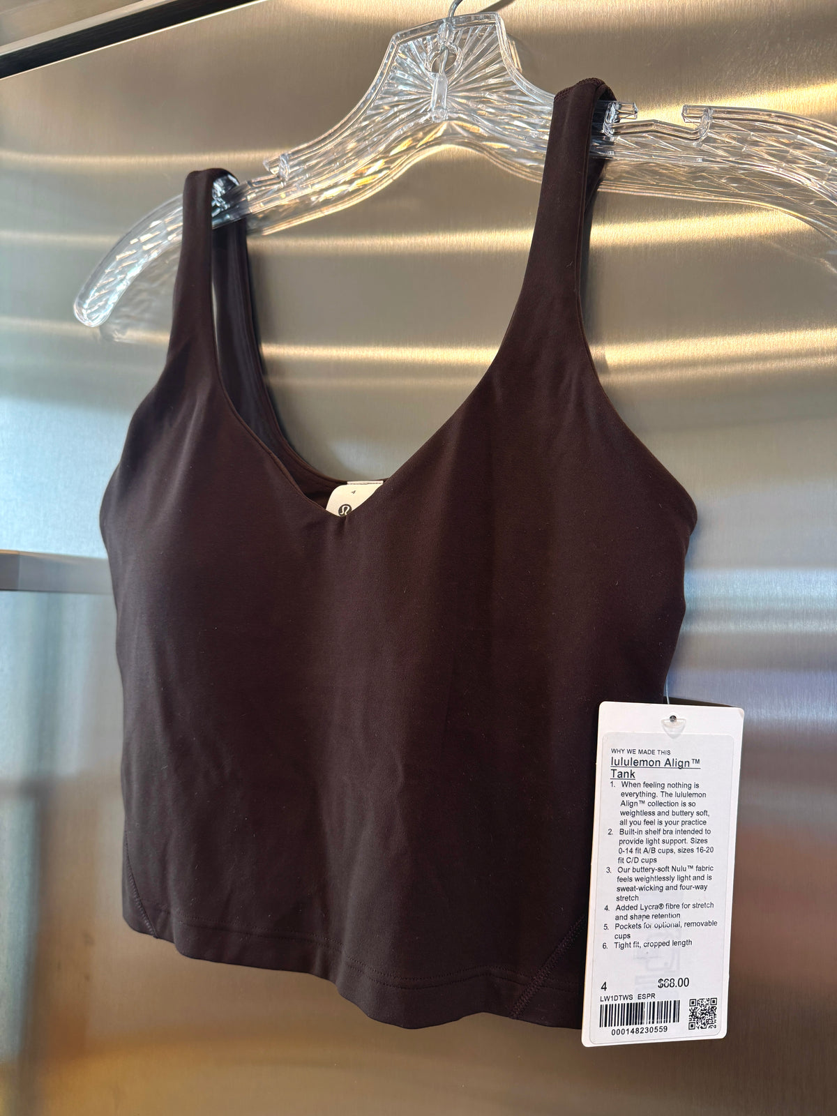 Lululemon Align Tank Top - Espresso Brown