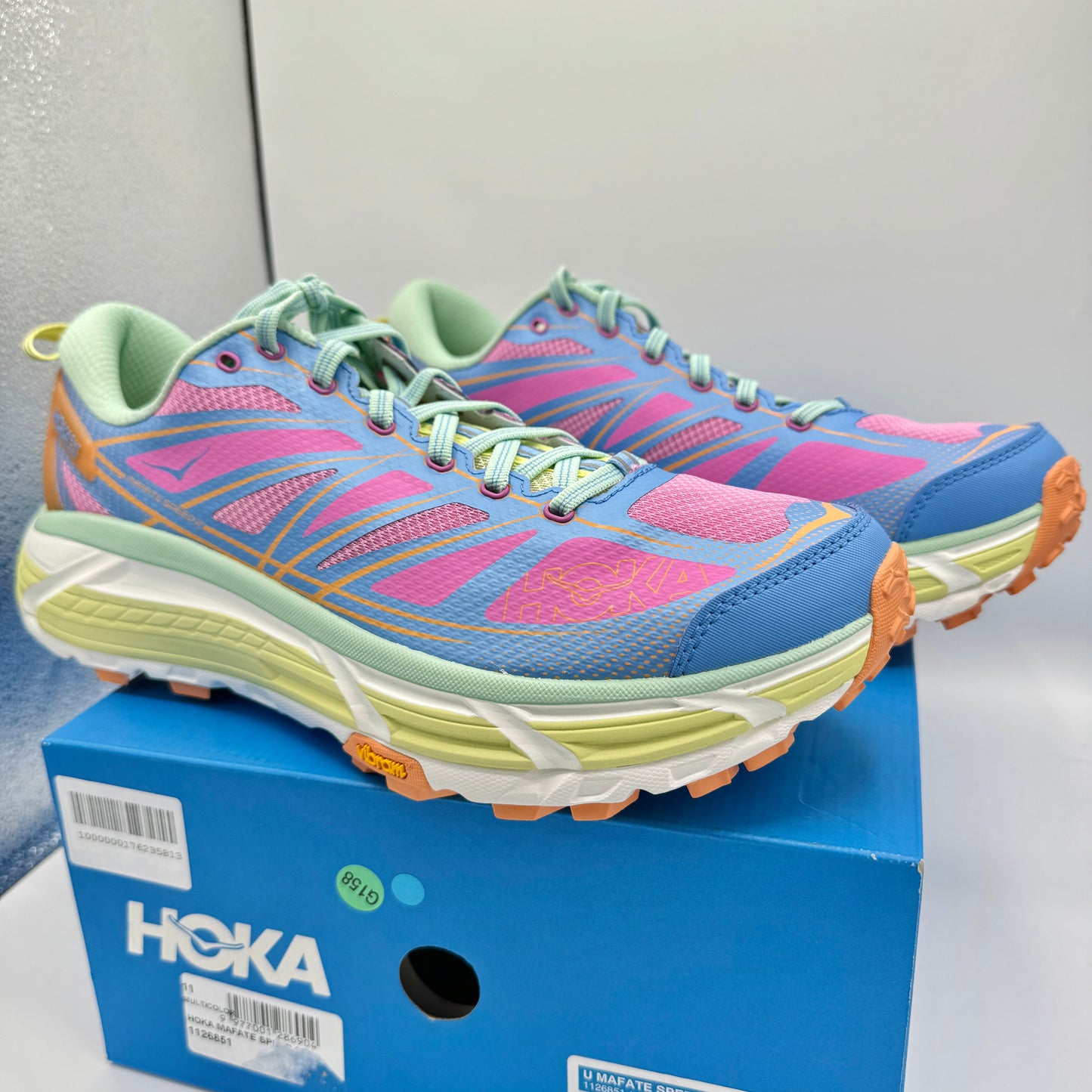 Hoka Mafate Speed 2 U UNISEX Running Shoes in Cyclamen All Aboard Multicolor