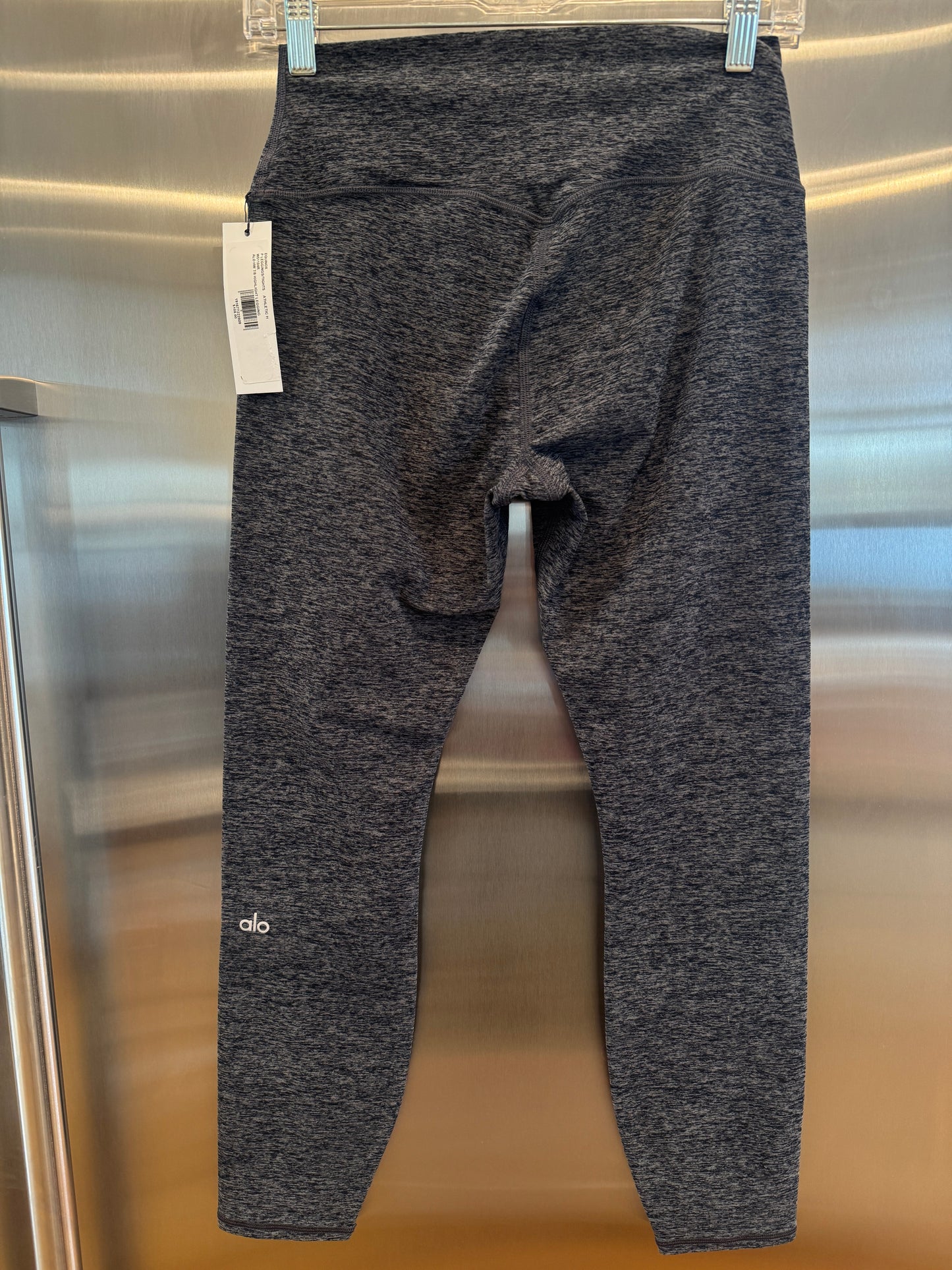 Alo Yoga Alosoft Highlight Leggings HW 7/8 Athletic Grey Heather