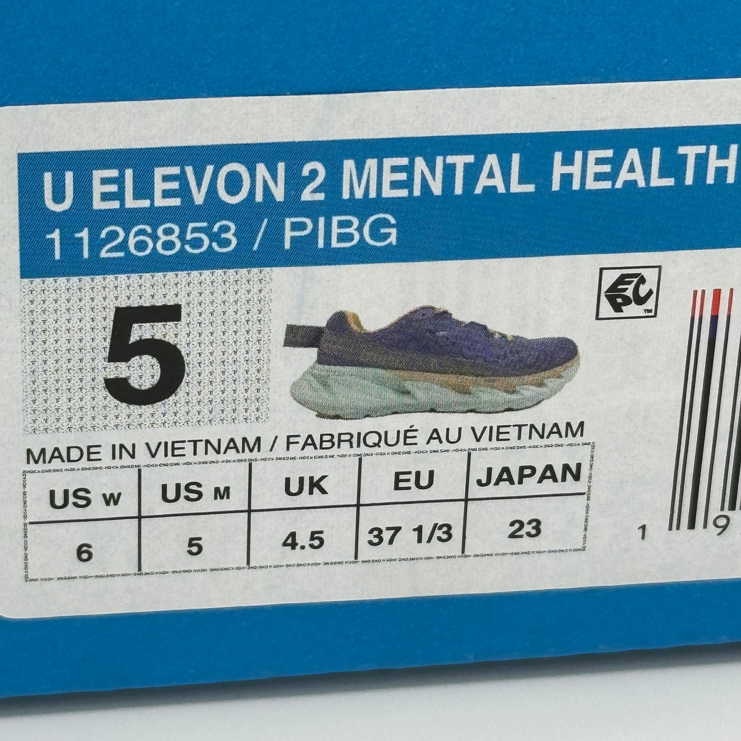 Hoka Elevon 2 Running Shoes Mental Health Sneakers Unisex Hoka One One Purple