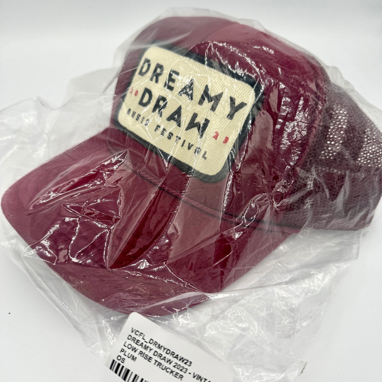 Aviator Nation Dreamy Draw 2023 Festival Trucker Hat Cap Plum Maroon Country