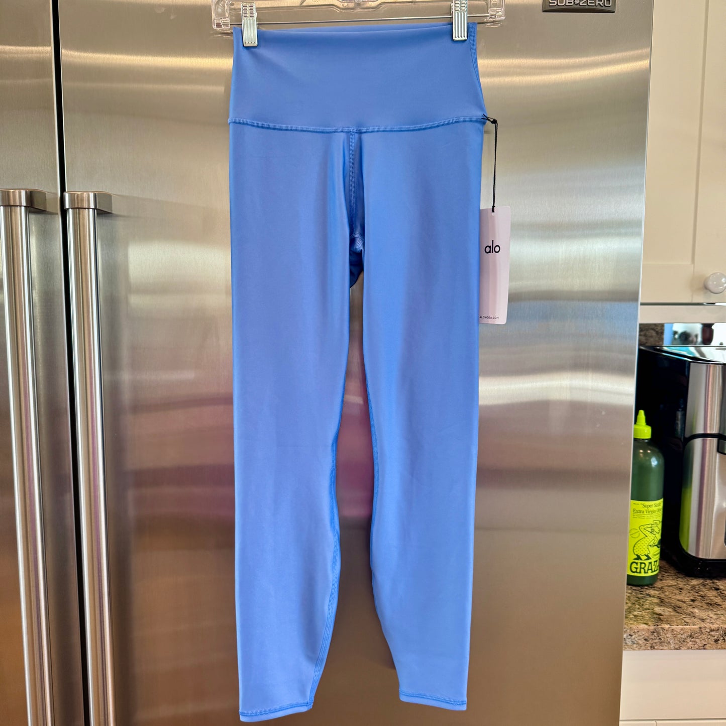 Alo 7/8 Airlift High Waist Legging - Crystal Clear Blue