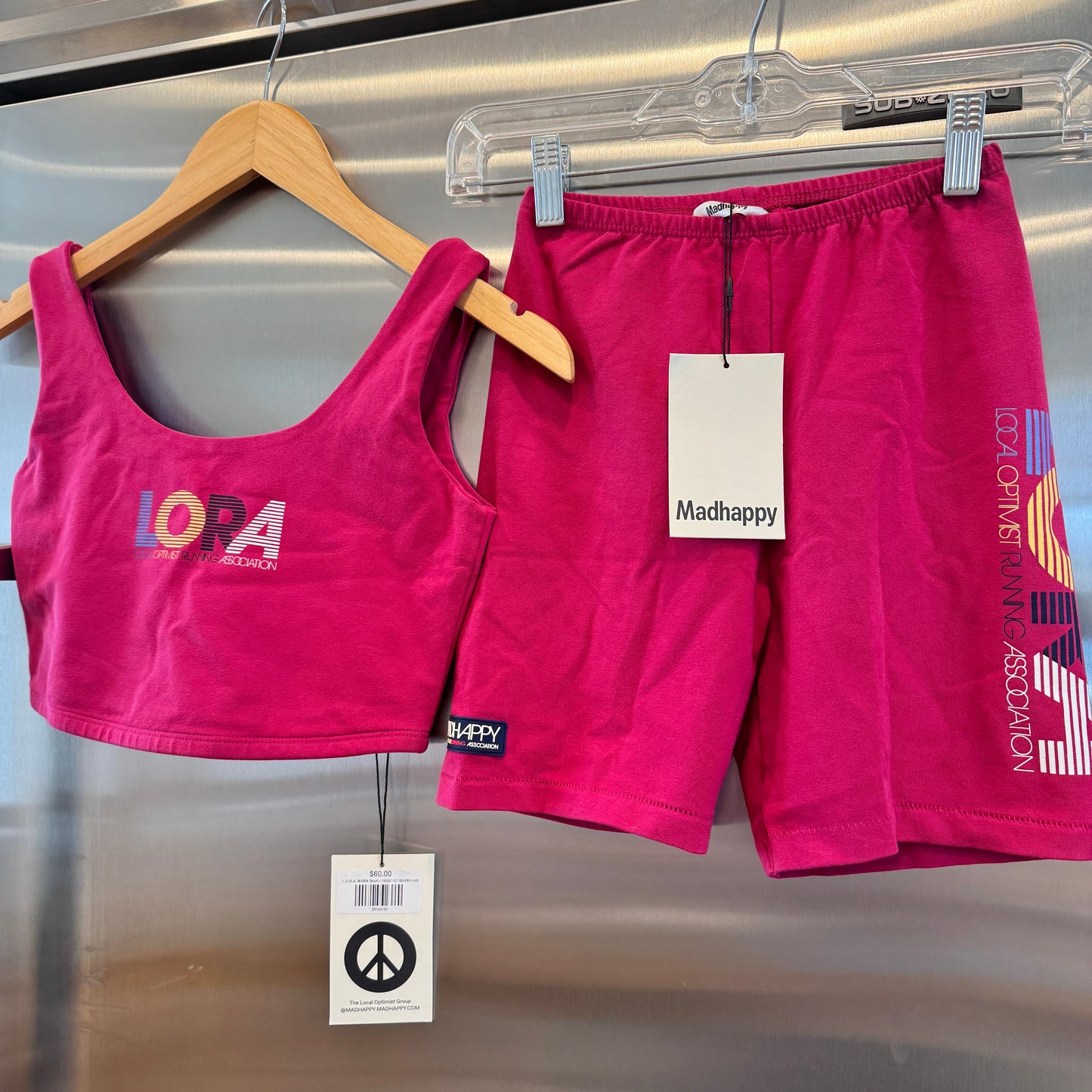 MadHappy Matching SET Local Optimist Run Club Matching Shorts and Top