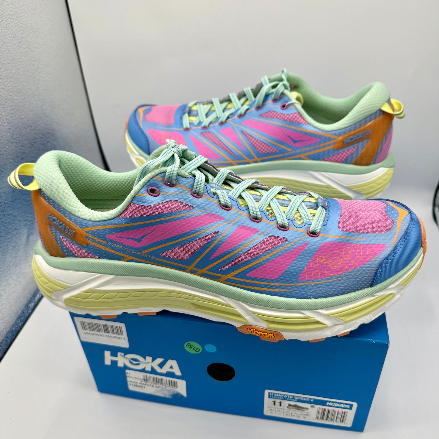 Hoka Mafate Speed 2 U UNISEX Running Shoes in Cyclamen All Aboard Multicolor