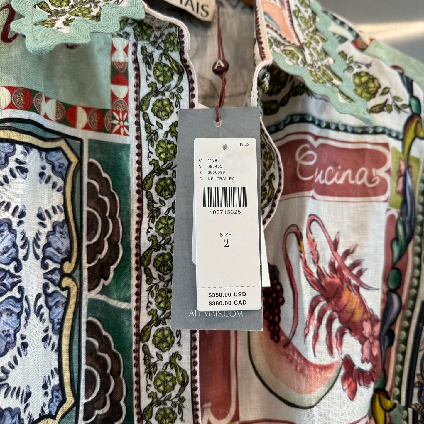 Alemais Tommasina Linen Button Down Shirt