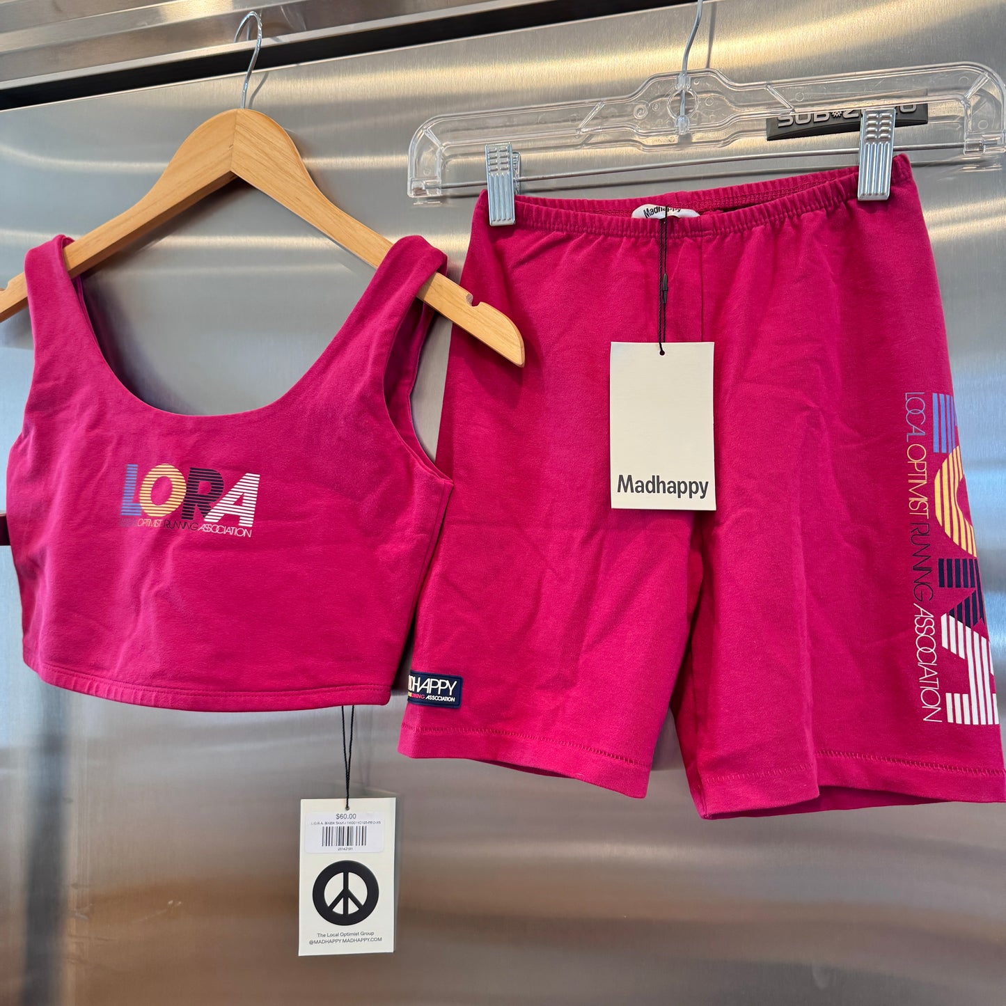 MadHappy Matching SET Local Optimist Run Club Matching Shorts and Top