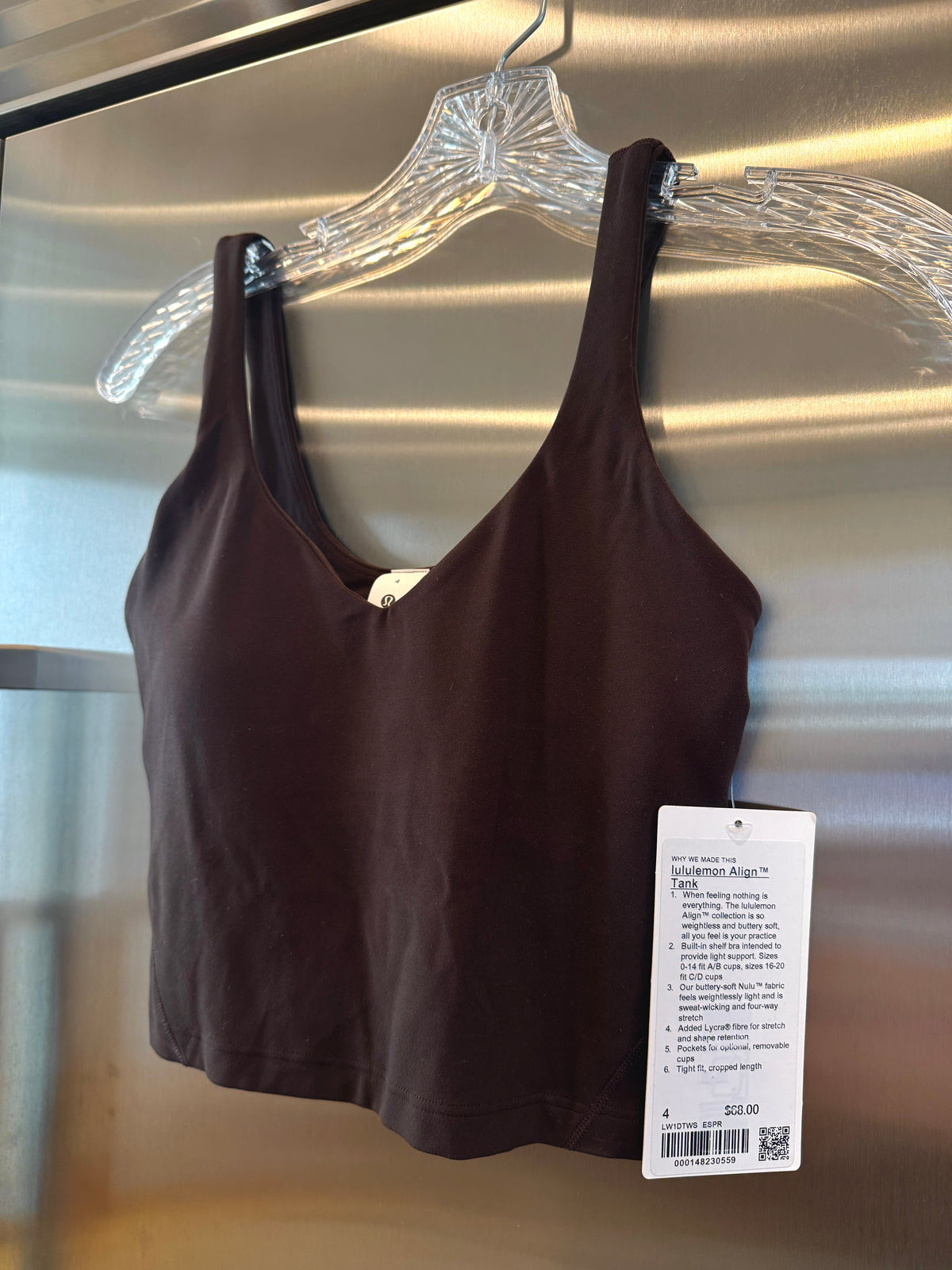 Lululemon Align Tank Top - Espresso Brown