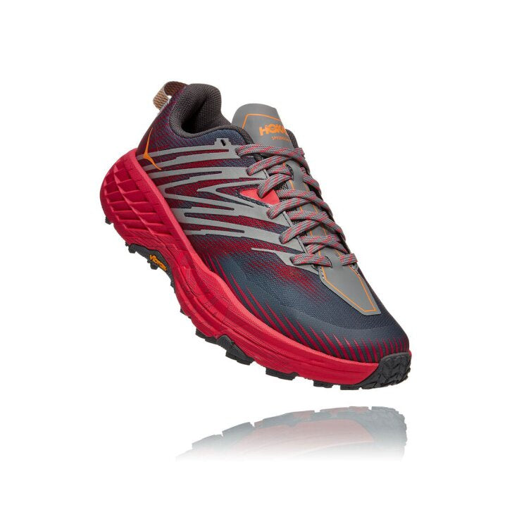 Hoka Speedgoat 4 Women’s Trail Running Shoes Castlerock Paradise Pink