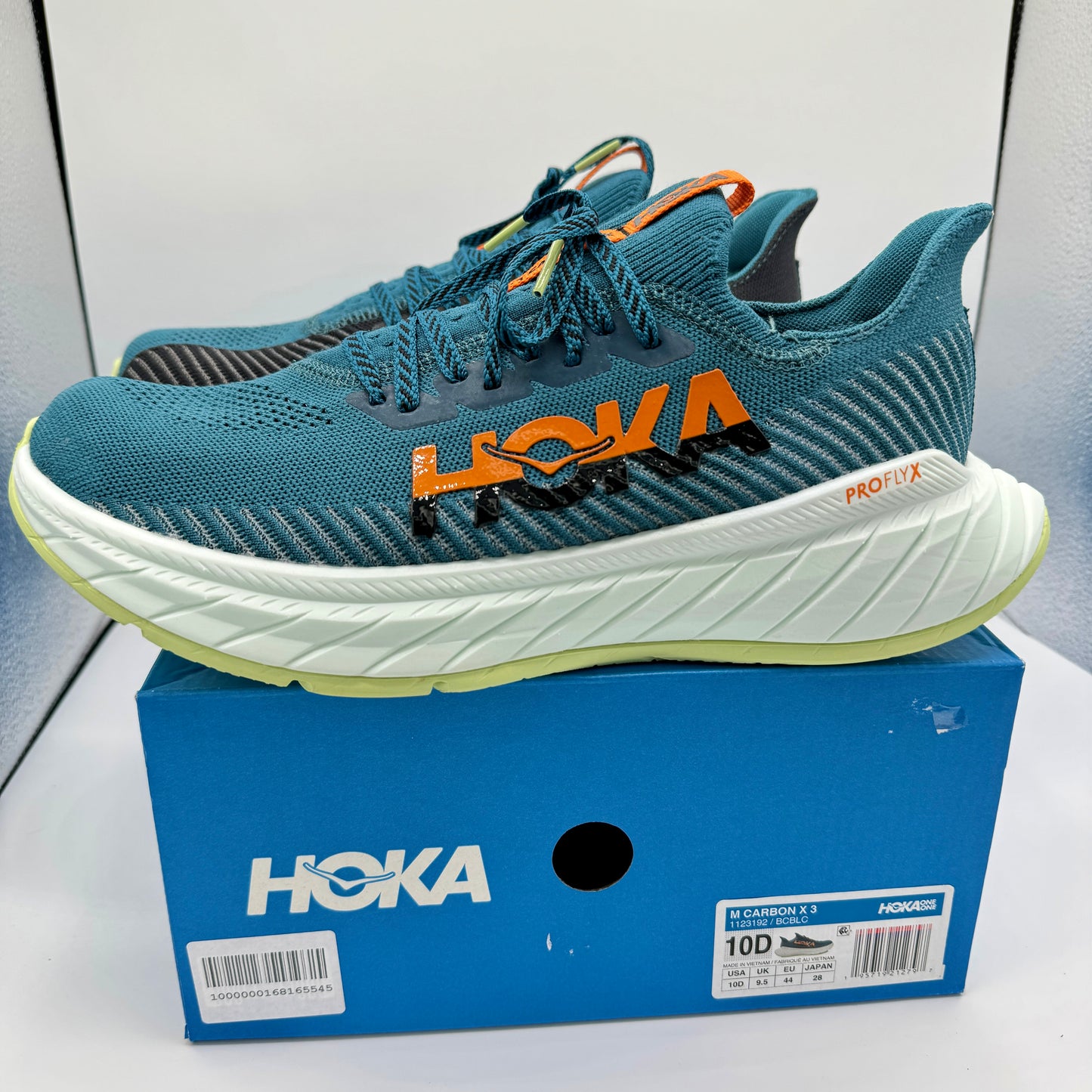 Hoka Carbon X 3 Running Shoes in Blue Coral Black , Hoka One One , Race X3