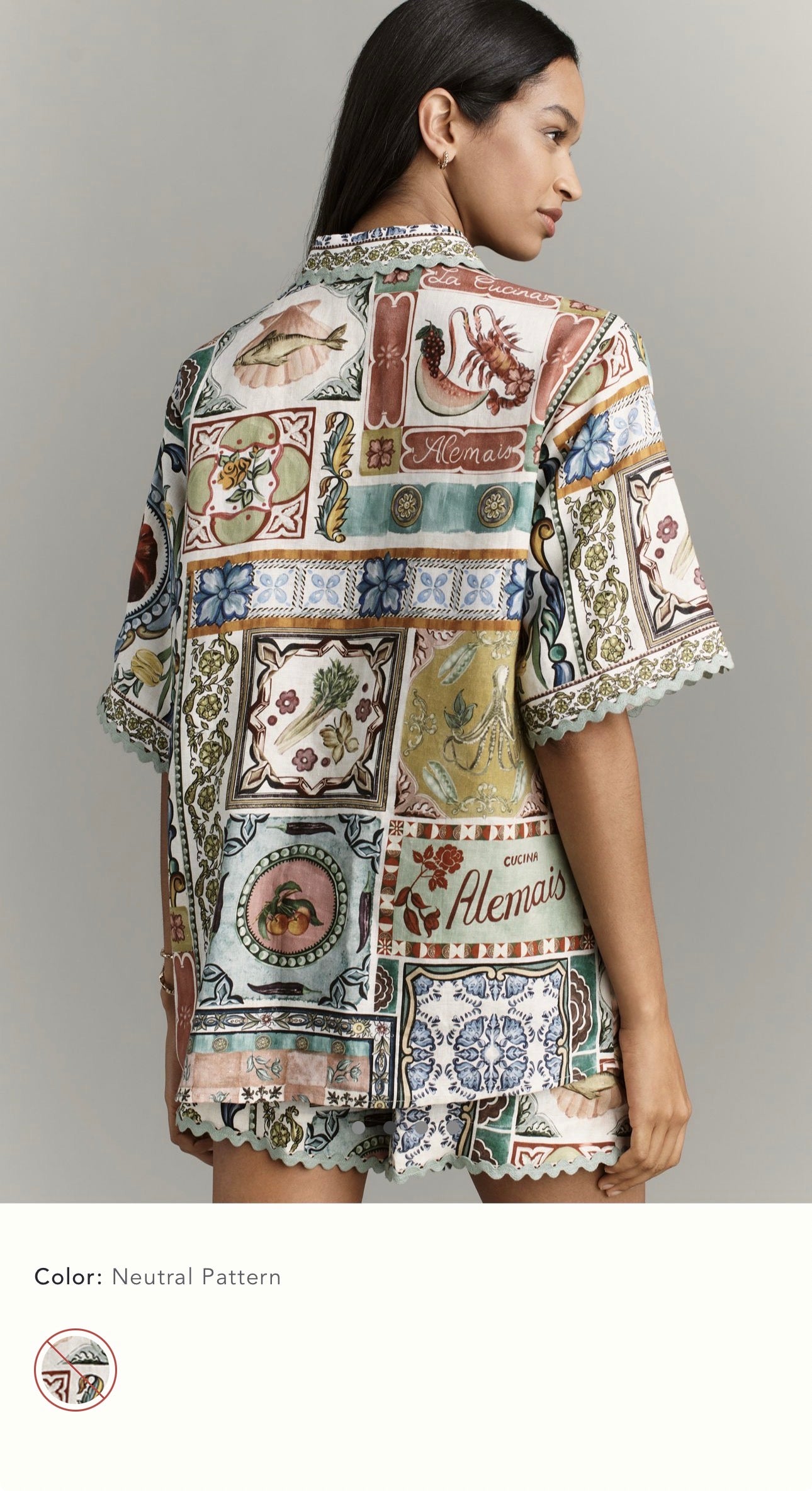 Alemais Tommasina Linen Button Down Shirt