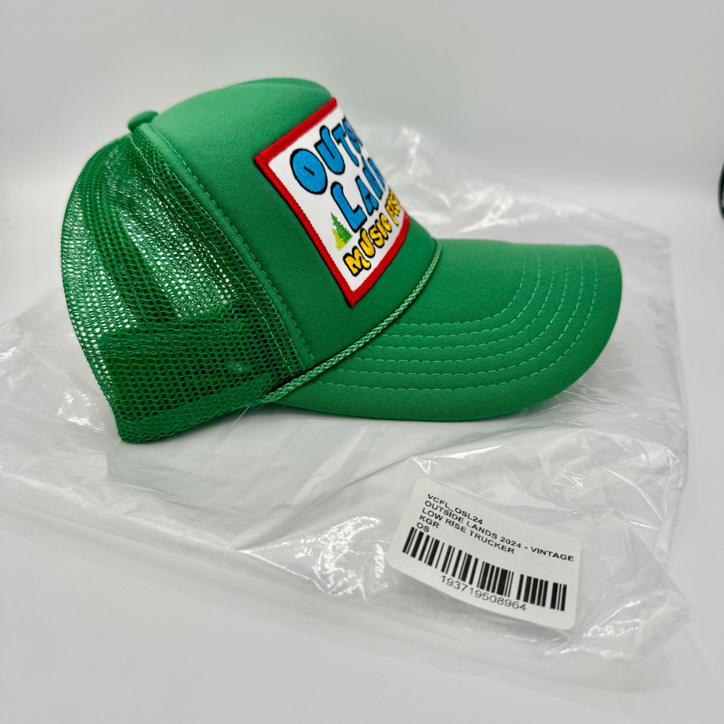 Aviator Nation Outside Lands Trucker Hat in Green Forest Kelly