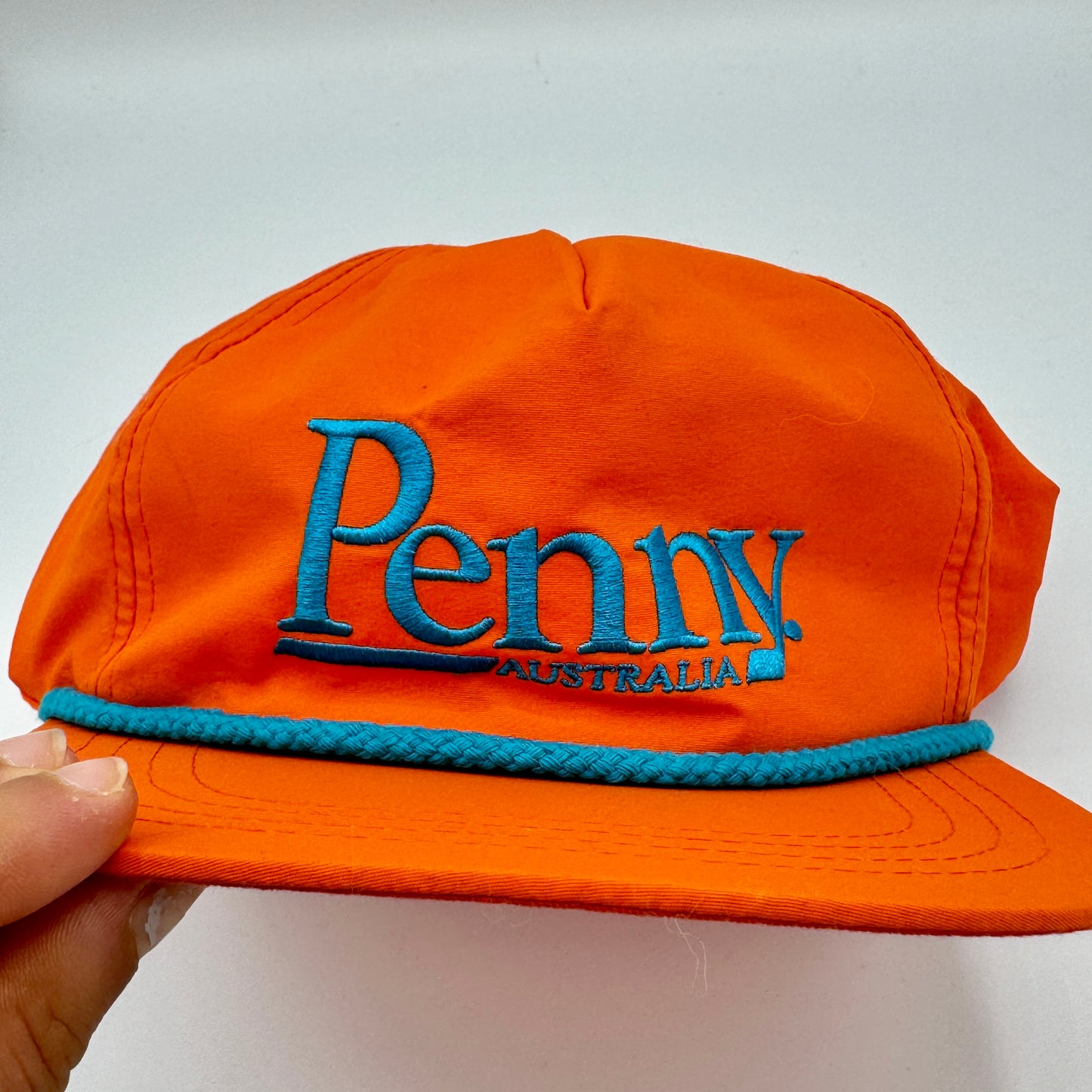 Penny Skateboards Orange Hat with blue embroidery New with tag