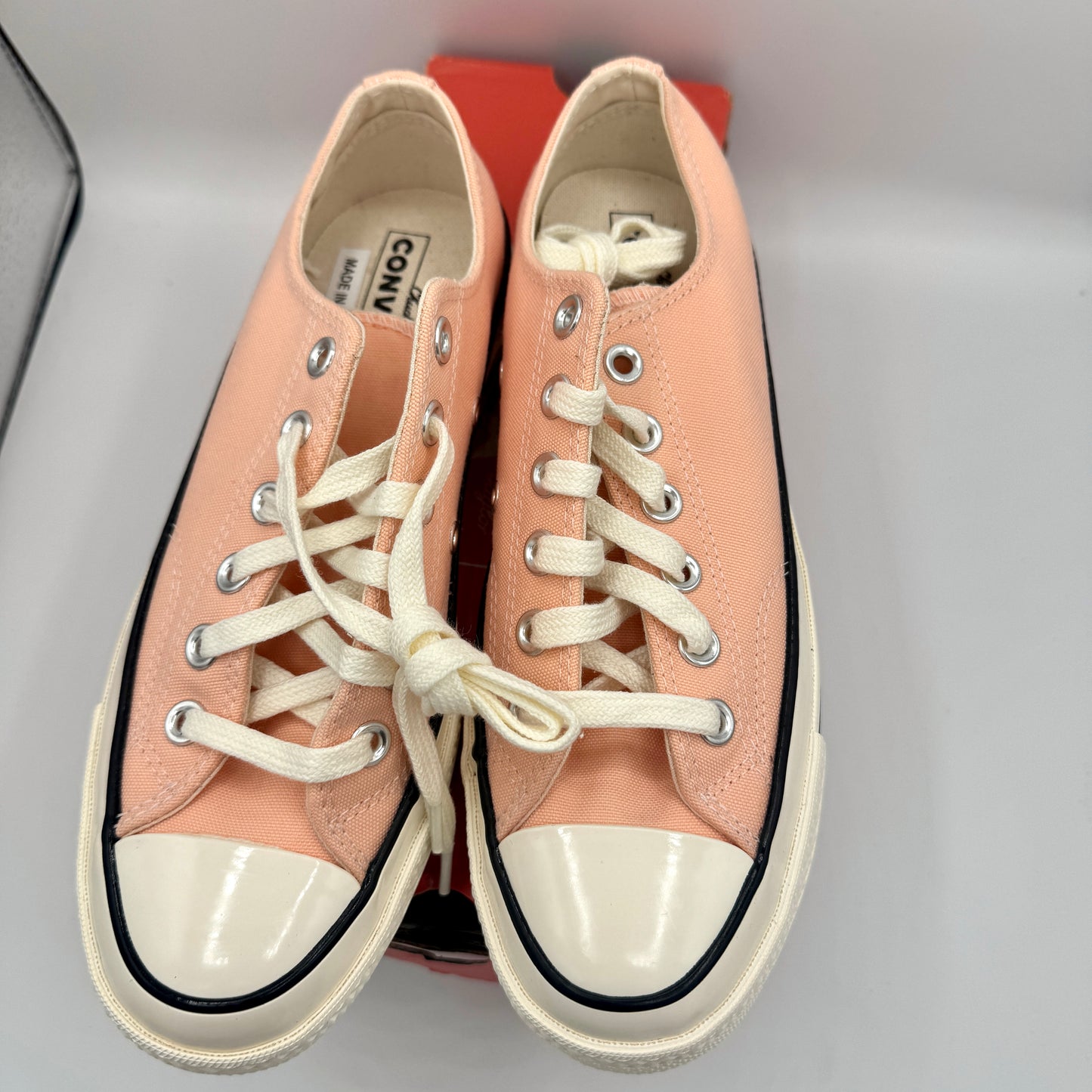 Converse Chuck 70 Ox Cheeky Coral Unisex Sneakers Classic Low Top Light Pink