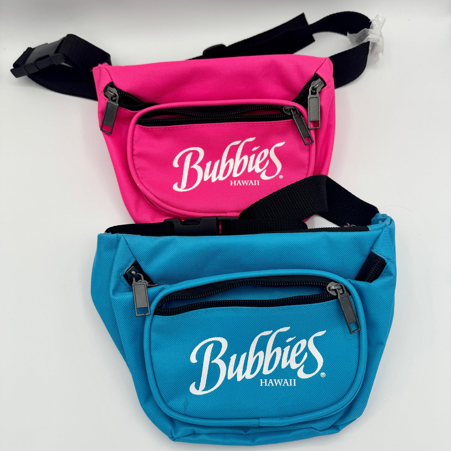 Bundle 2 Waist Bags / Fanny Packs / Crossbody Pouches Bubbies Hawaiian Mochi