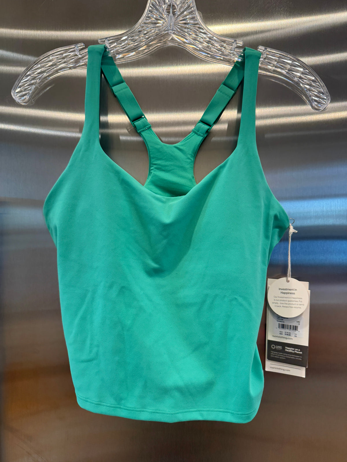 Vuori SL Dynamic Tank Top in Light Bergamot Green