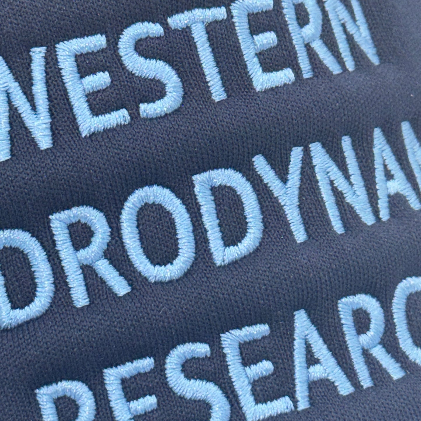 Western Hydrodynamic Research Trucker Hat Otto Promotional Logo Embroidered Blue