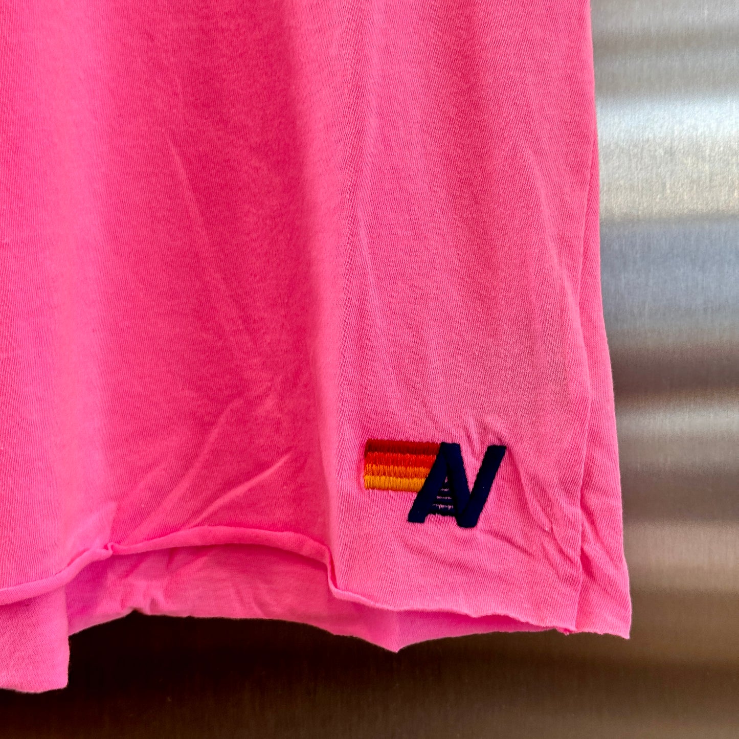 Aviator Nation Windy City Smokeout Festival Neon Pink Crop Top Chicago