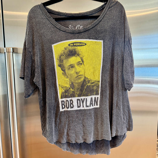 John Galt Bob Dylan Oversized Boxy Slouchy Tee Shirt Vintage Aesthetic RARE * Pre-Owned