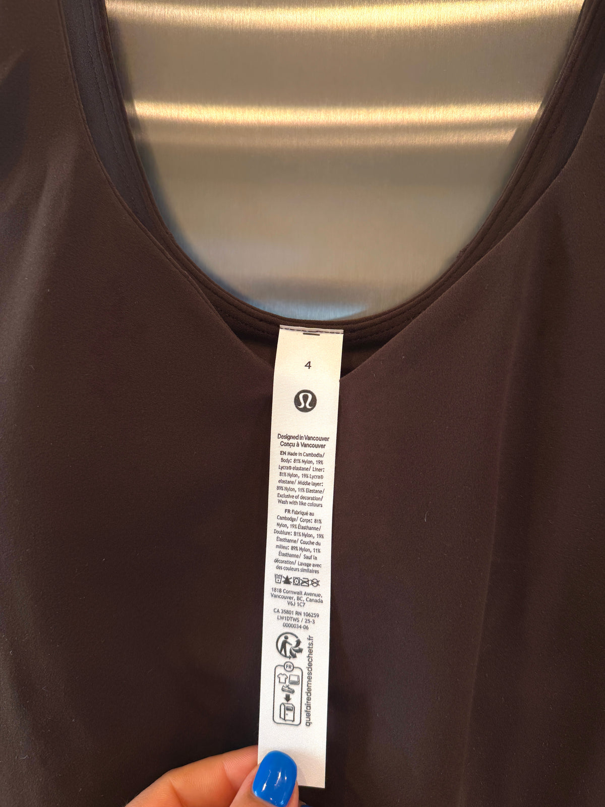 Lululemon Align Tank Top - Espresso Brown