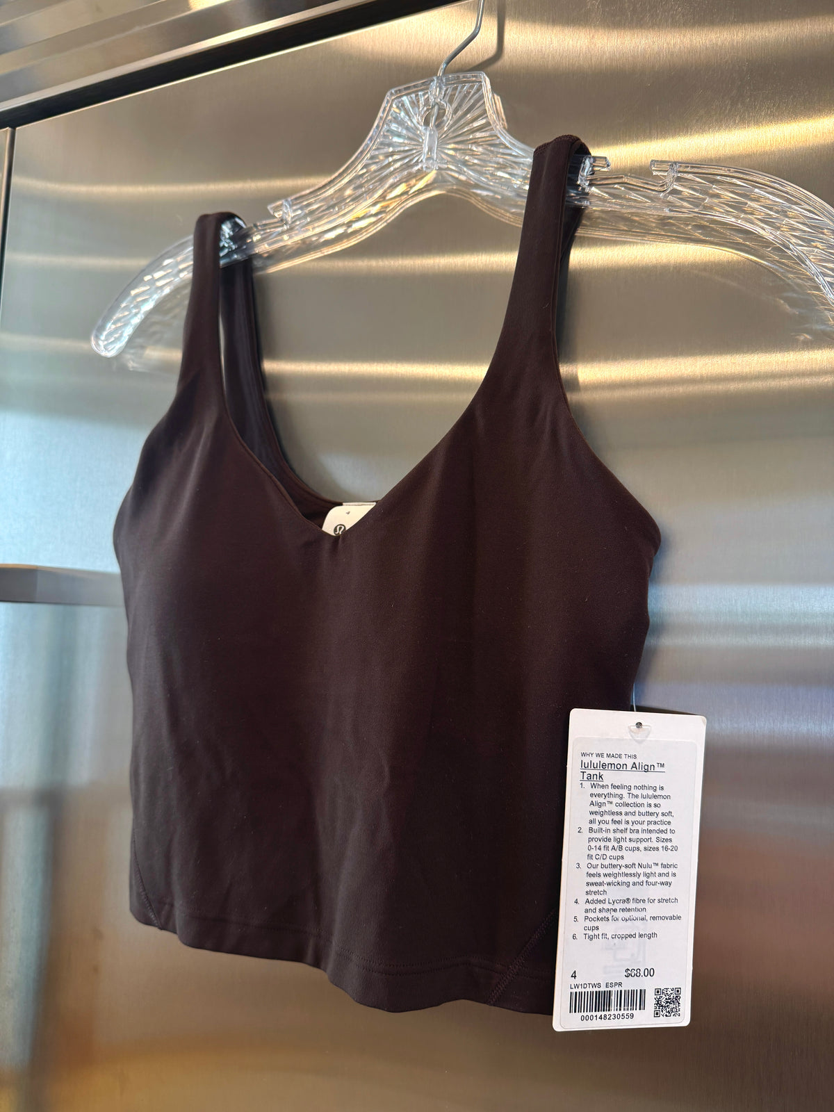 Lululemon Align Tank Top - Espresso Brown