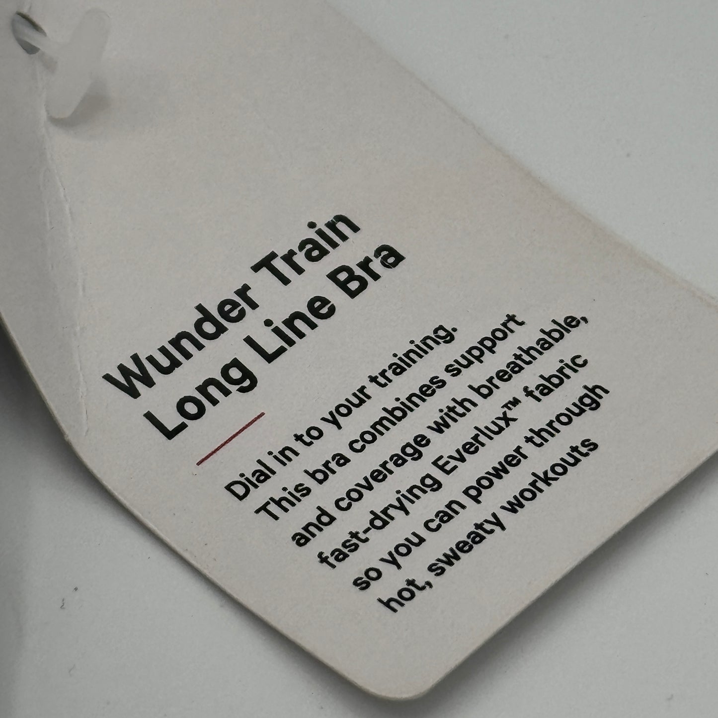 Lululemon Wunder Train Long Line Sport Bra x Barry’s Collab in Black