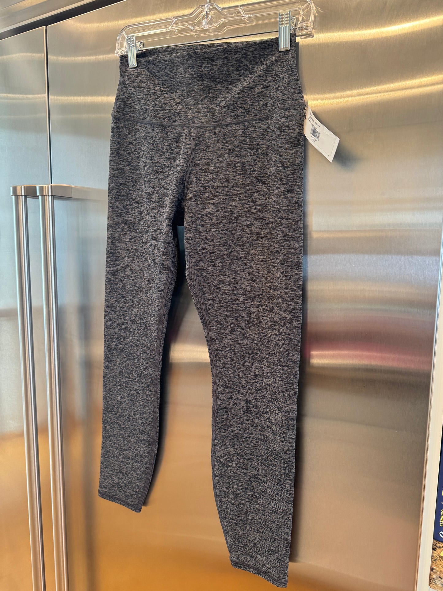 Alo Yoga Alosoft Highlight Leggings HW 7/8 Athletic Grey Heather
