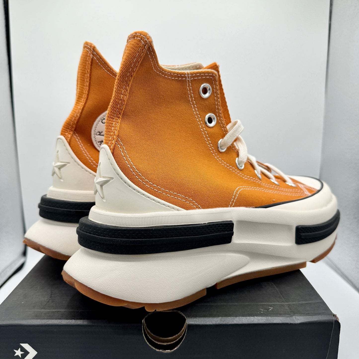 Converse Run Star Legacy CX Hi Platform high top Chuck Taylor sneaker monarch orange