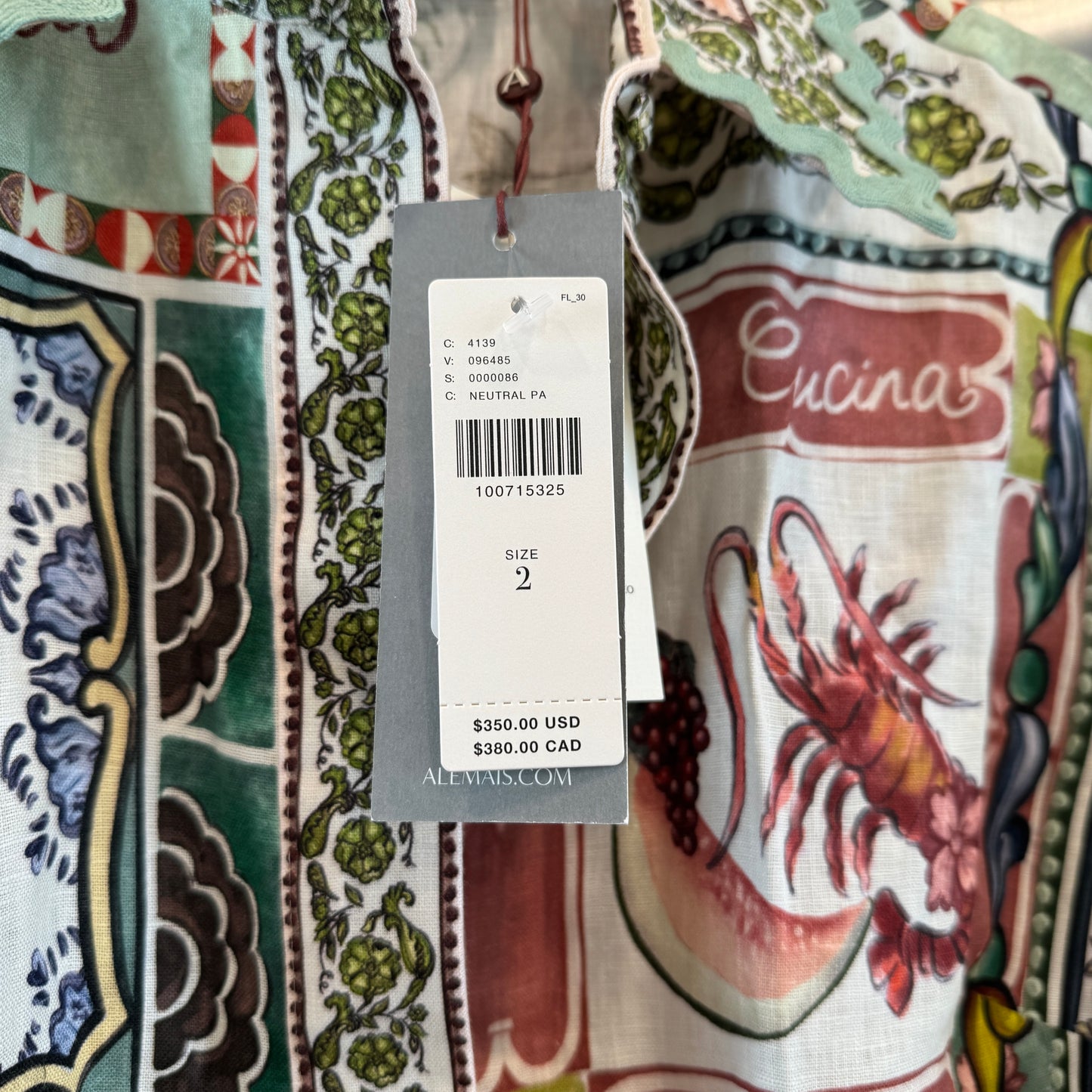 Alemais Tommasina Linen Button Down Shirt