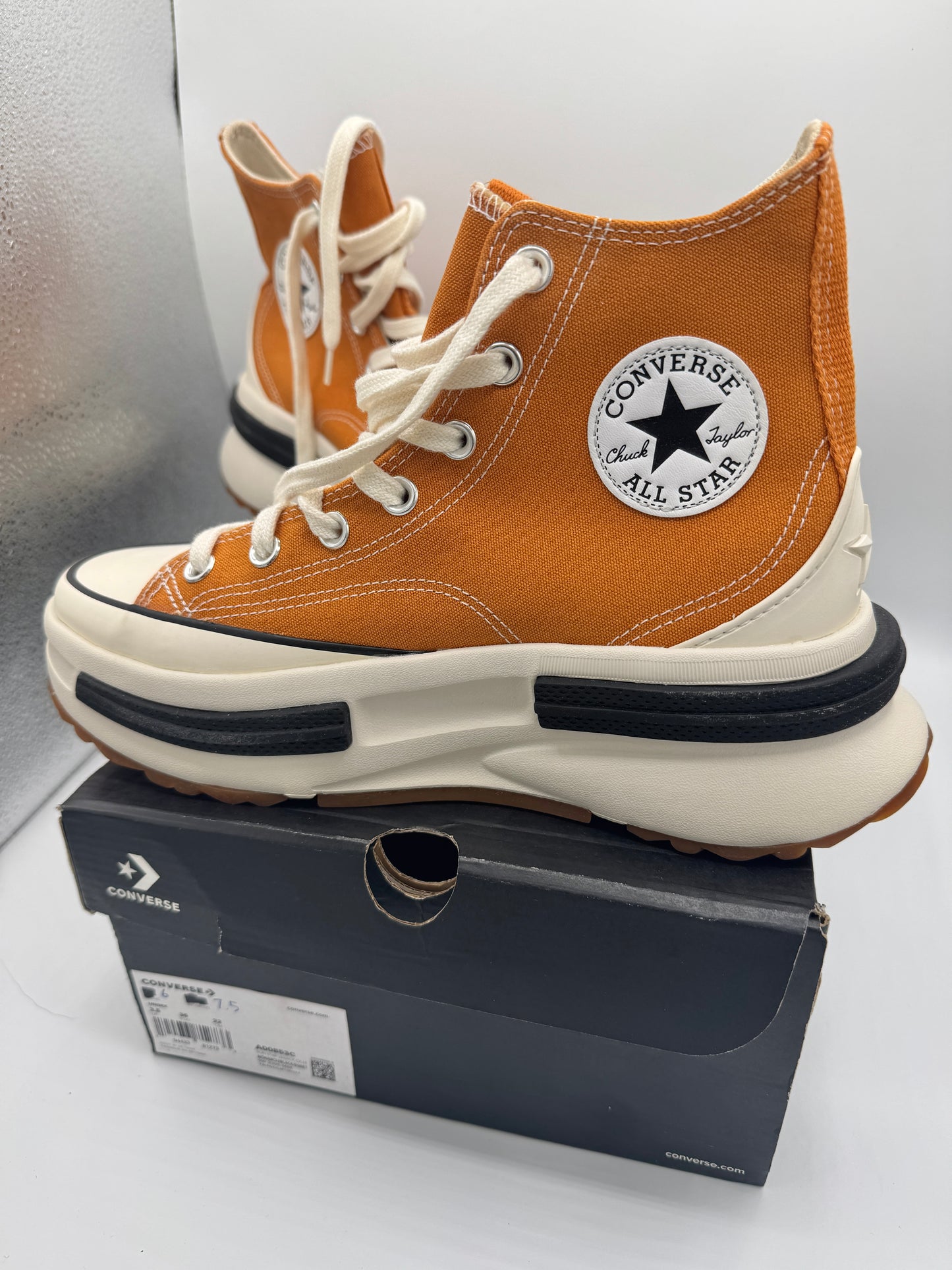 Converse Run Star Legacy CX Hi Platform high top Chuck Taylor sneaker monarch orange
