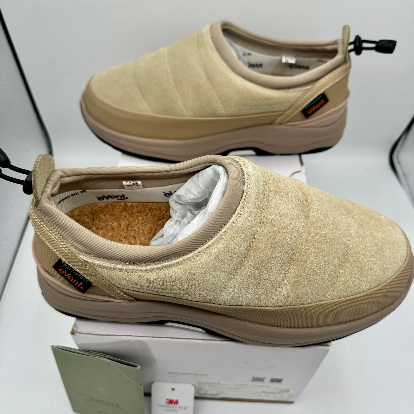 Suicoke Pepper Sev Beige Tan Waterproof Ankle Boots Booties 3M Insulated