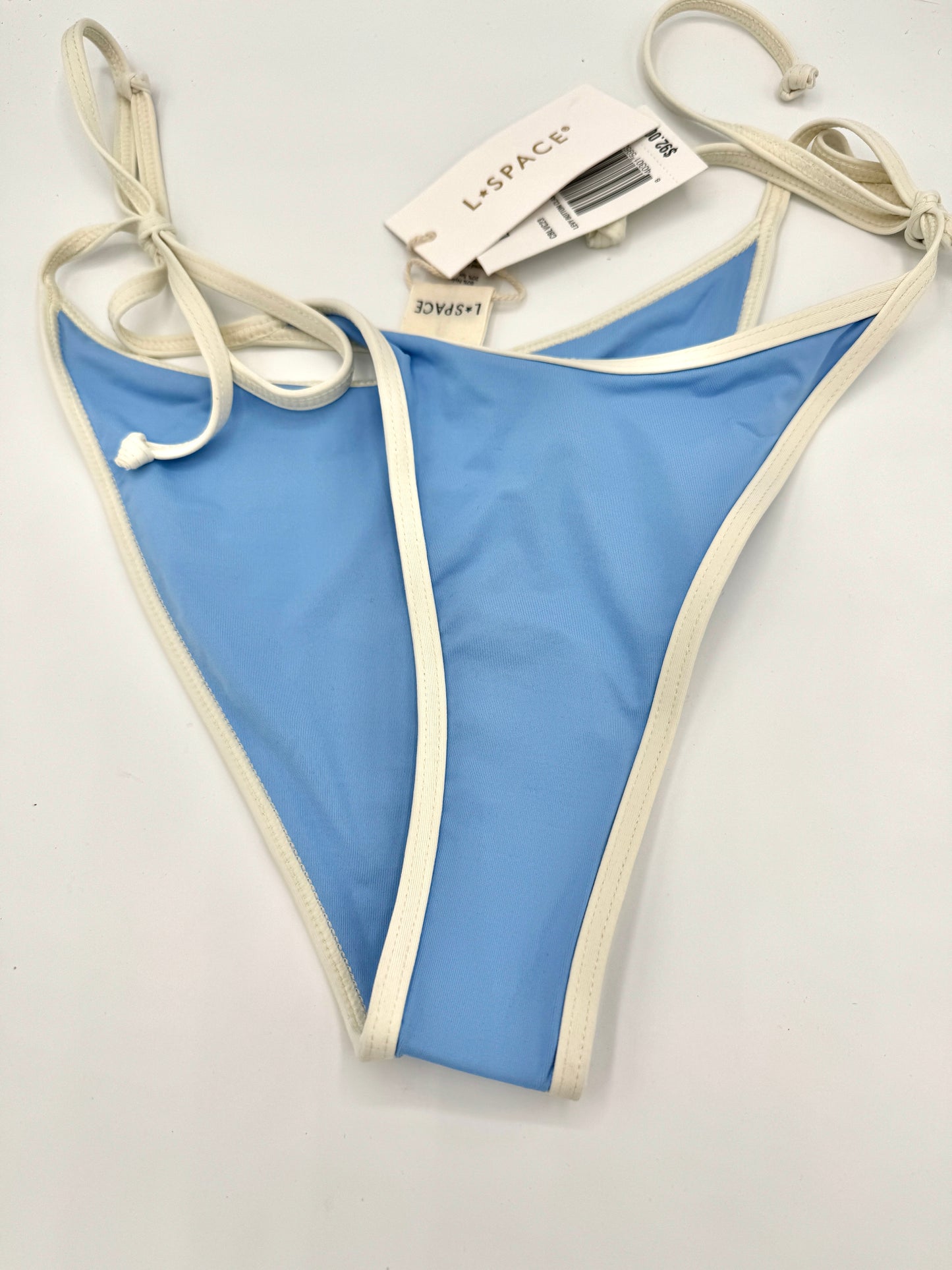 L Space Levy Classic Swim Bottom in Aura Blue / Cream