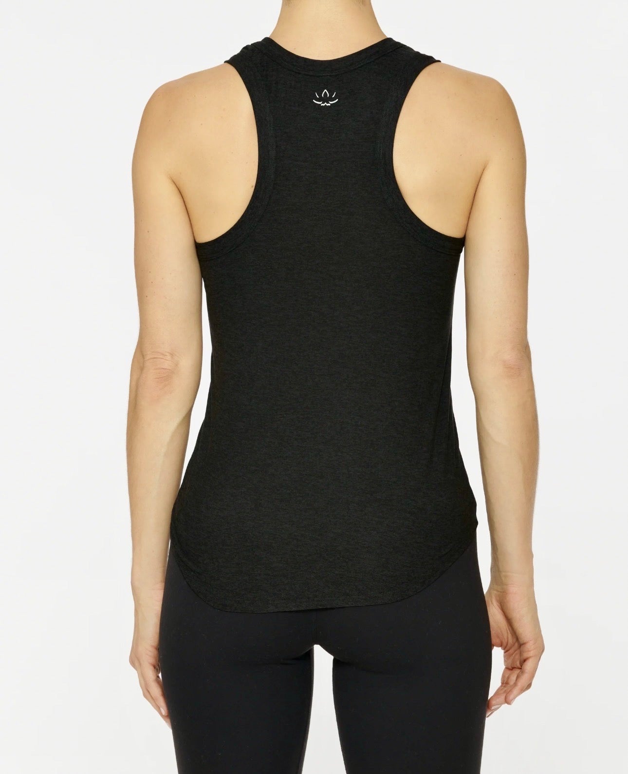 Beyond Yoga Featherweight Keep It Moving Tank Top in Darkest Night Black - Women’s