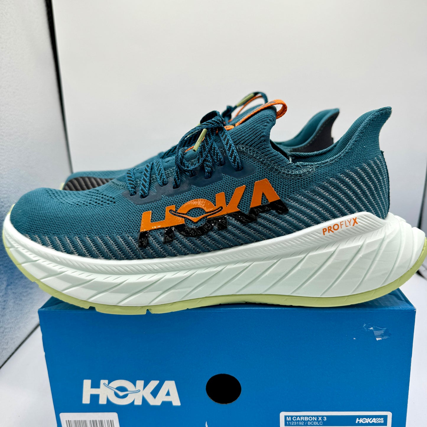 Hoka Carbon X 3 Running Shoes in Blue Coral Black , Hoka One One , Race X3