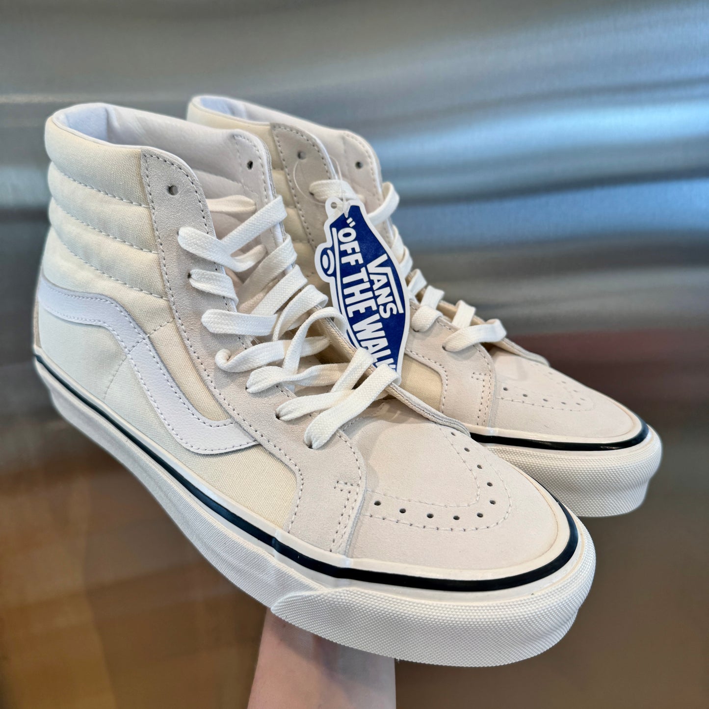 Vans Sk8 Hi 38 DX Cream OG White Anaheim Factory Edition UNISEX Brand New Sneakers