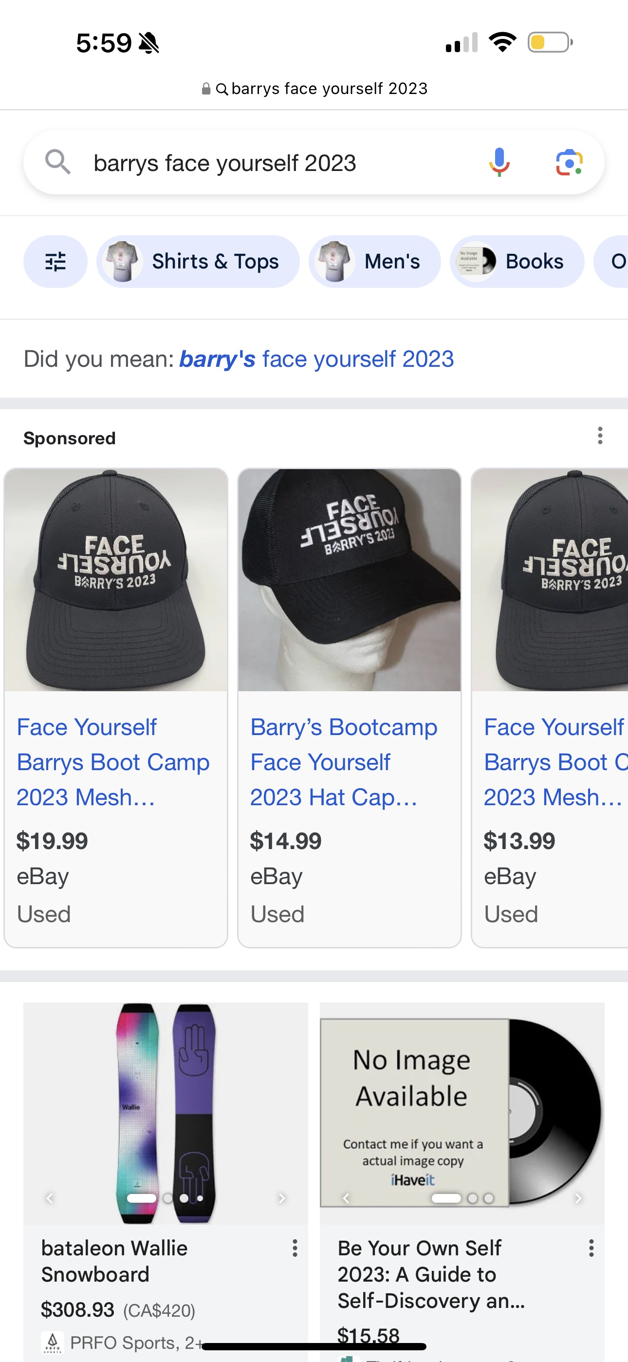 Barry’s Bootcamp BUNDLE Face Yourself Challenge 2023 Finisher Hats