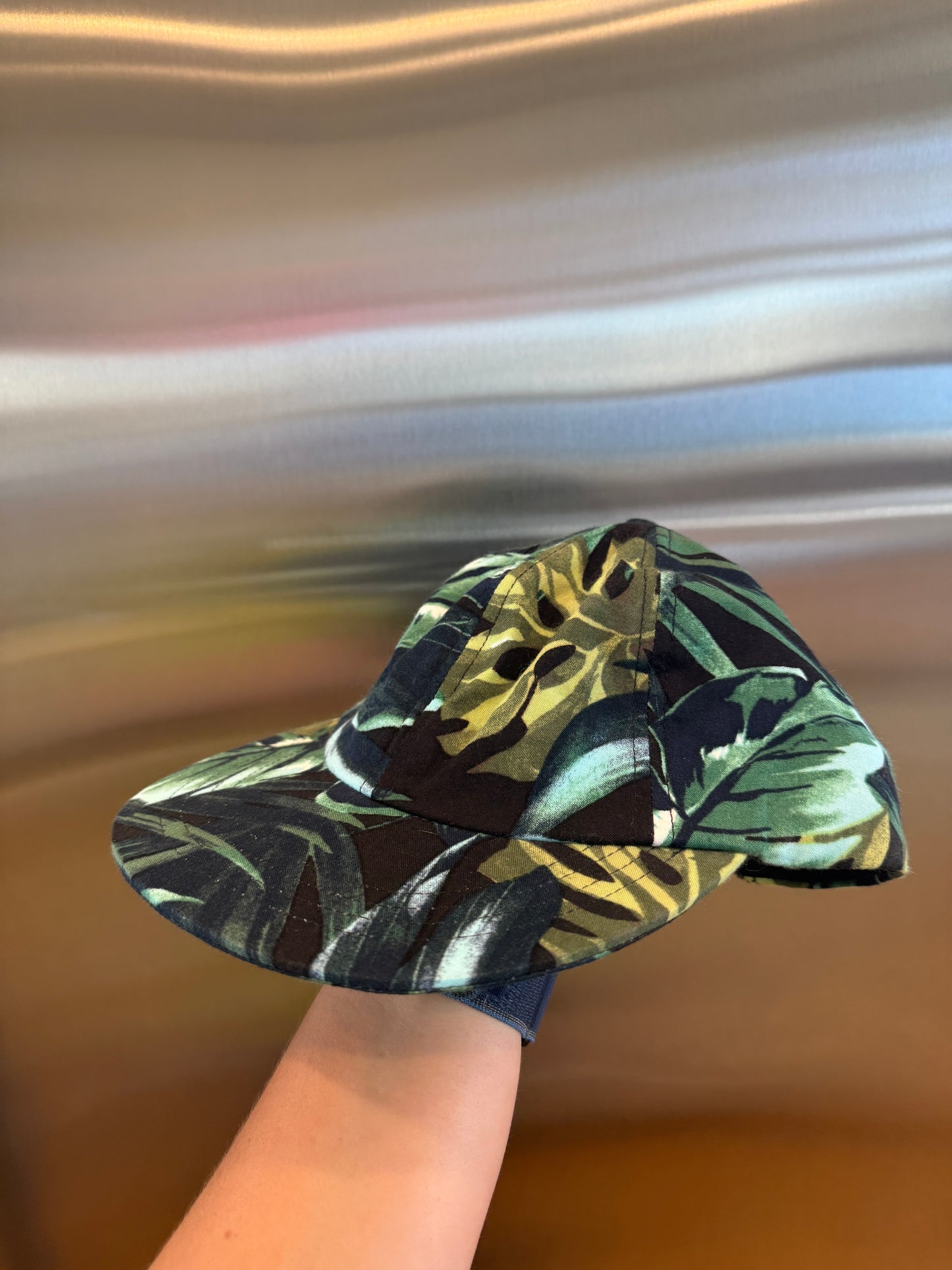 American Apparel Jungle Forest Hat , Green Leaf * Pre-Owned *