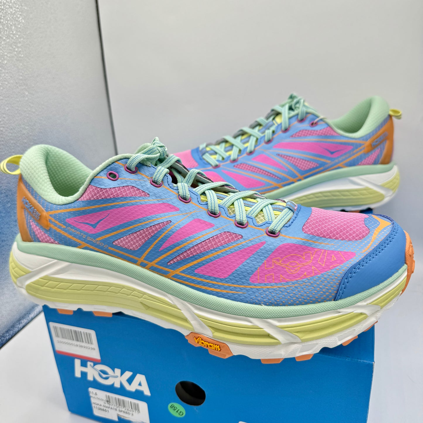 Hoka Mafate Speed 2 U UNISEX Running Shoes in Cyclamen All Aboard Multicolor