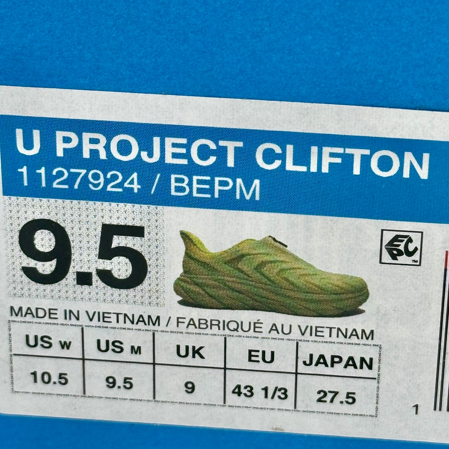 Hoka Project Clifton Butterfly Evening Primrose Unisex Sneaker Shoes BEPM