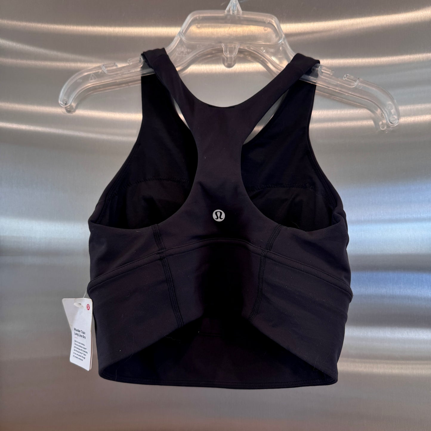 Lululemon Wunder Train Long Line Sport Bra x Barry’s Collab in Black