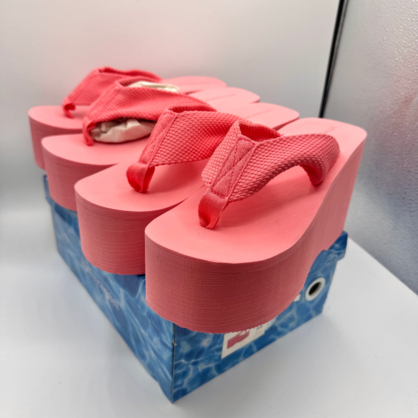 Jeffrey Campbell BUNDLE (2 Pairs) Wavin Platform Sandals Pink
