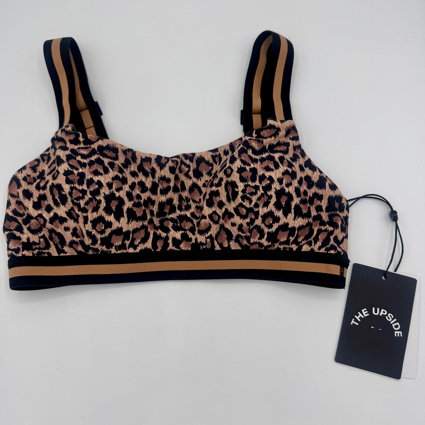 The Upside Ryker Nina Bra in Cheetah Leopard Brown Black