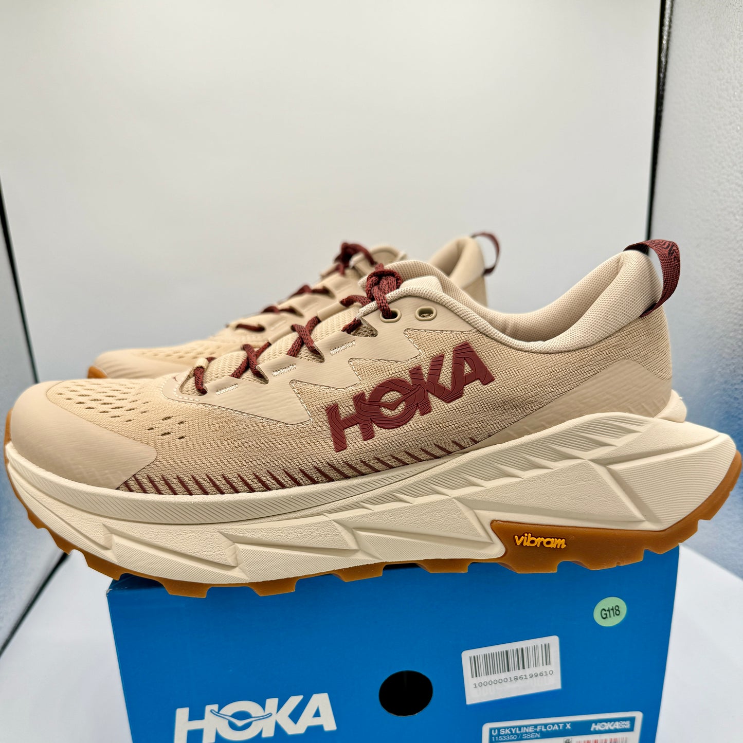 Hoka Skyline Float X Shifting Sands Beige Hiking shoes Unisex trail running