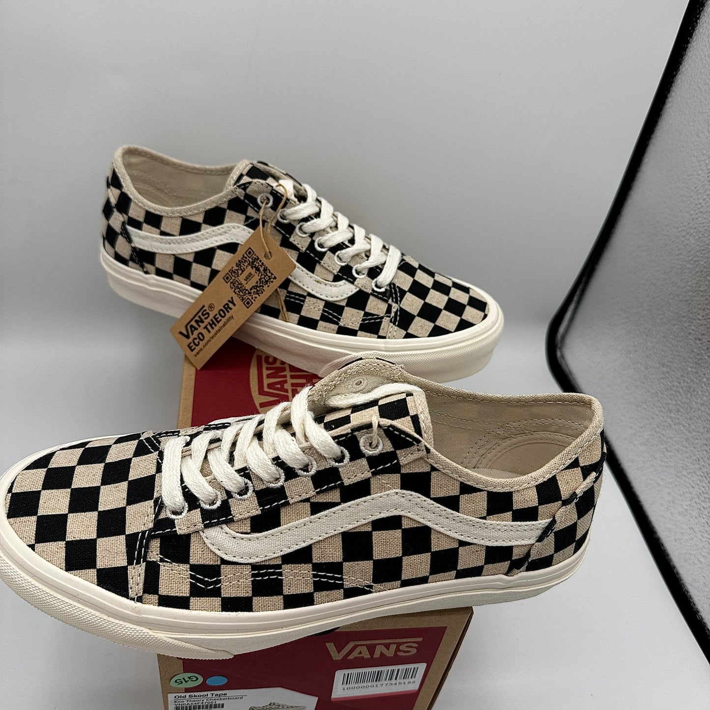 Vans Old Skool Tape Low Sneakers Eco Theory Checkerboard Sustainable Shoes