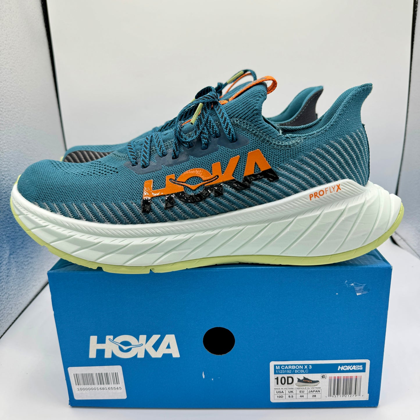 Hoka Carbon X 3 Running Shoes in Blue Coral Black , Hoka One One , Race X3