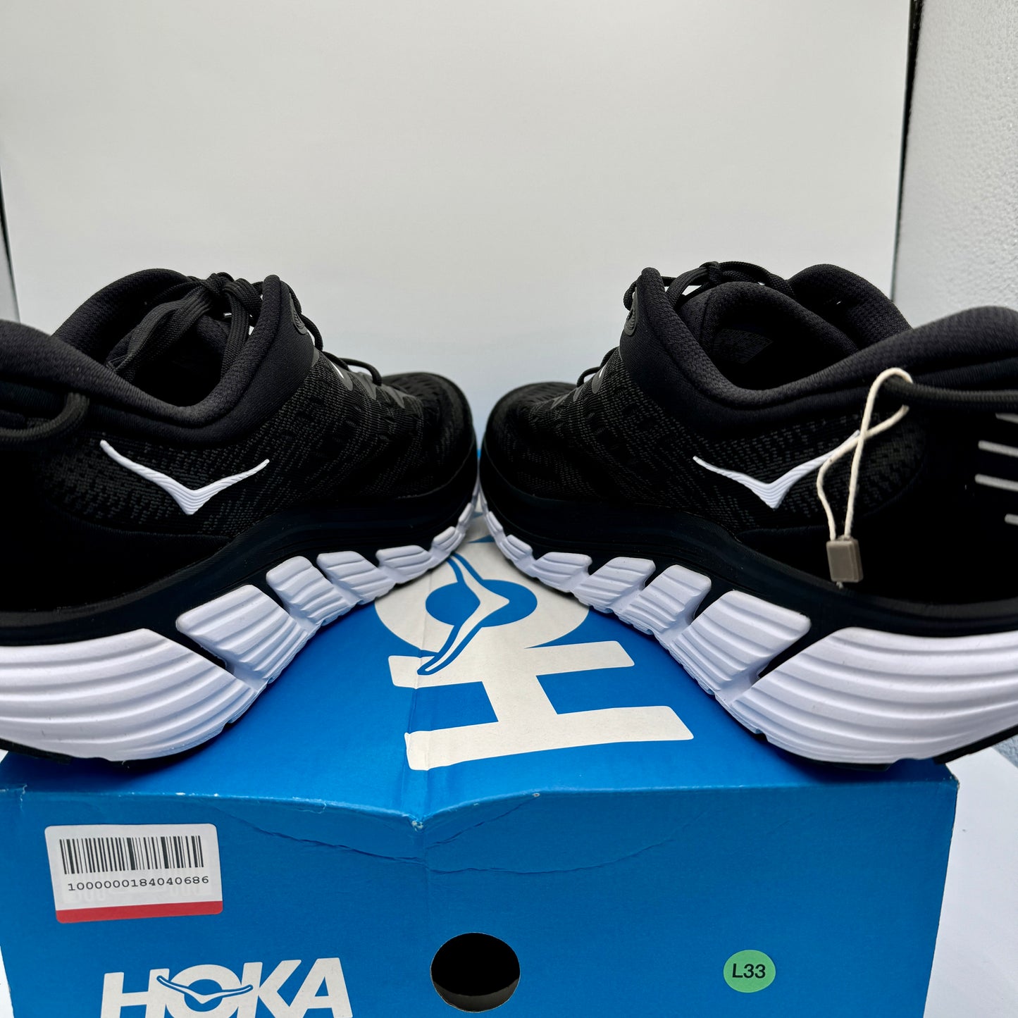 Hoka Gaviota 4 Men’s Running Shoes Black / white athletic shoe by hoka one one