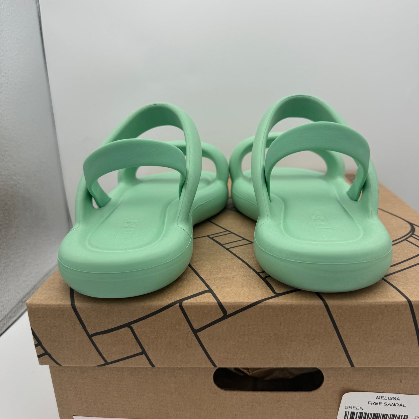 Melissa Free Bloom Sandal Green EVA Foam Rubber Sandals