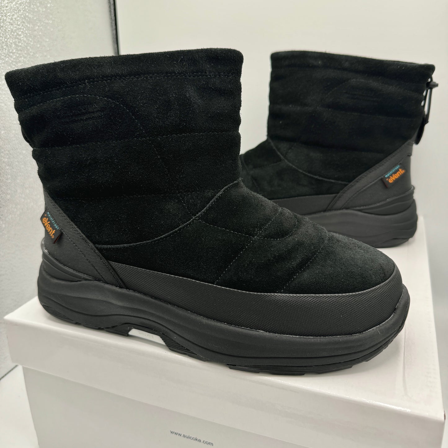 Suicoke Bower Sev Black Boots Waterproof leather unisex 3m padded brand new