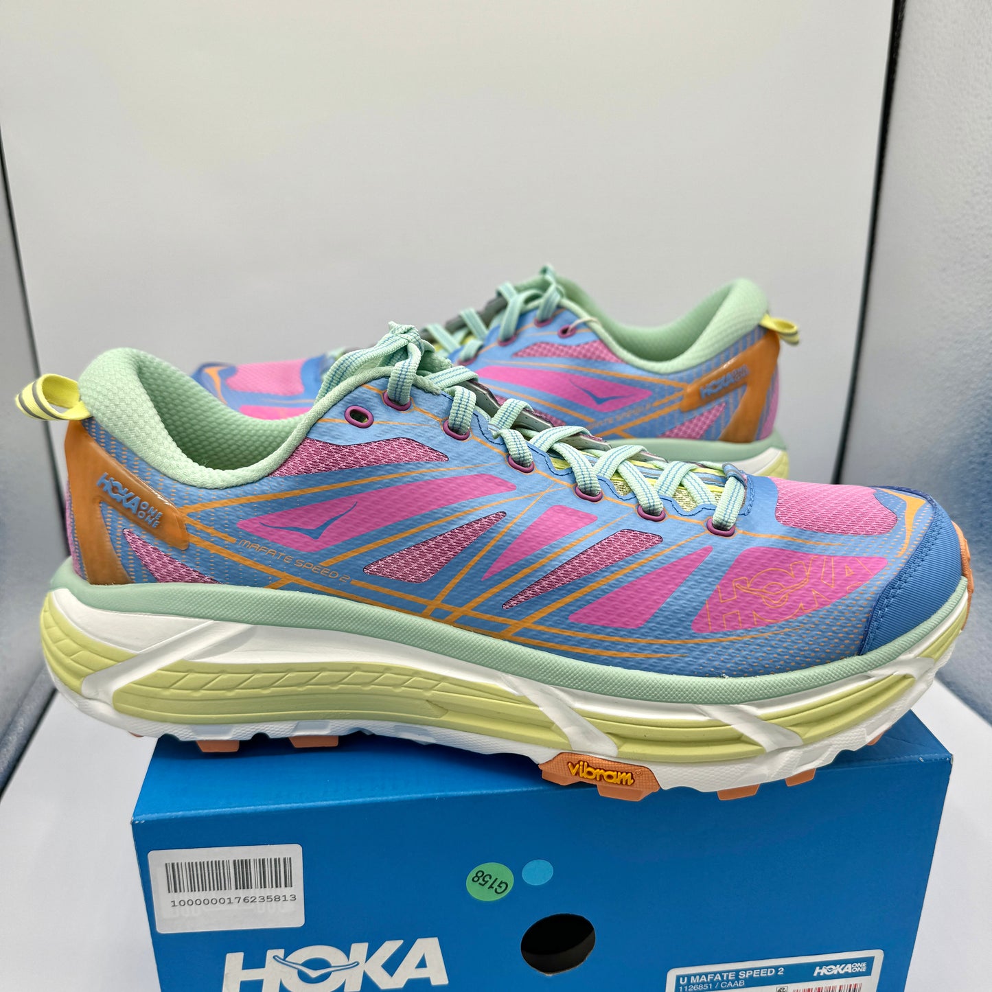 Hoka Mafate Speed 2 U UNISEX Running Shoes in Cyclamen All Aboard Multicolor