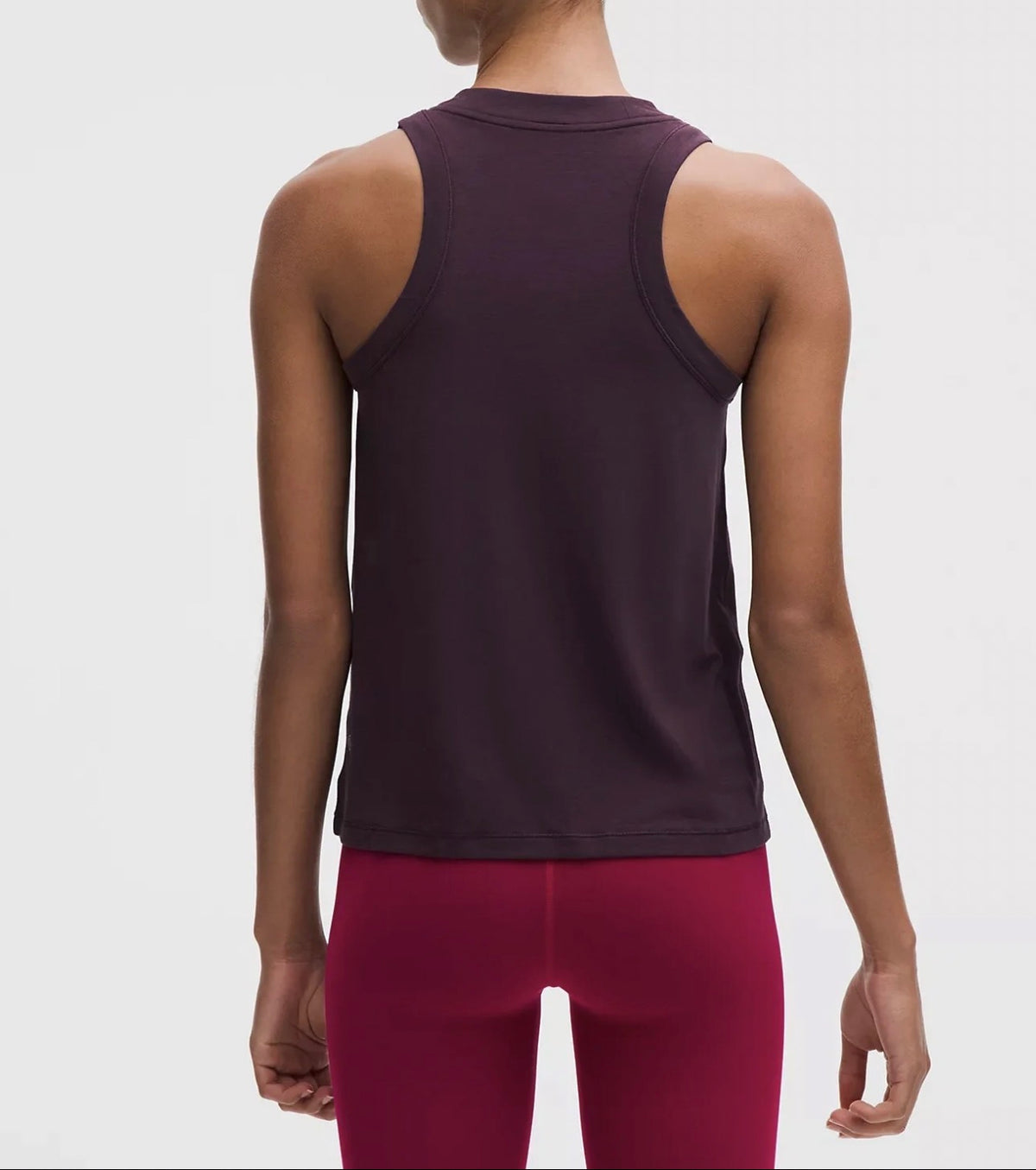 Lululemon Jersey Training Tank Top , Women’s in Black Plum Dark Burgundy Red